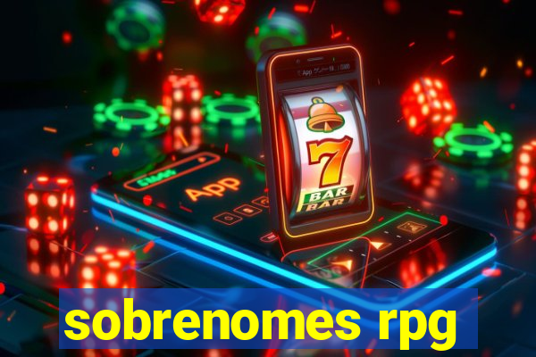 sobrenomes rpg